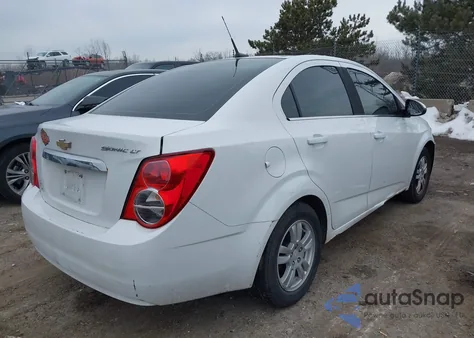 2013 Chevrolet Sonic Lt Auto из США, поврежденный, VIN 1G1JC5SH3D4127294